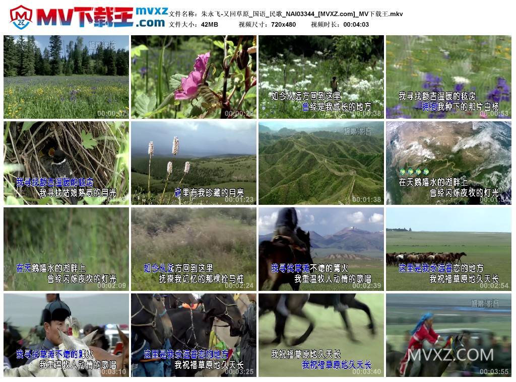 朱永飞-又回草原_国语_民歌_NAI03344